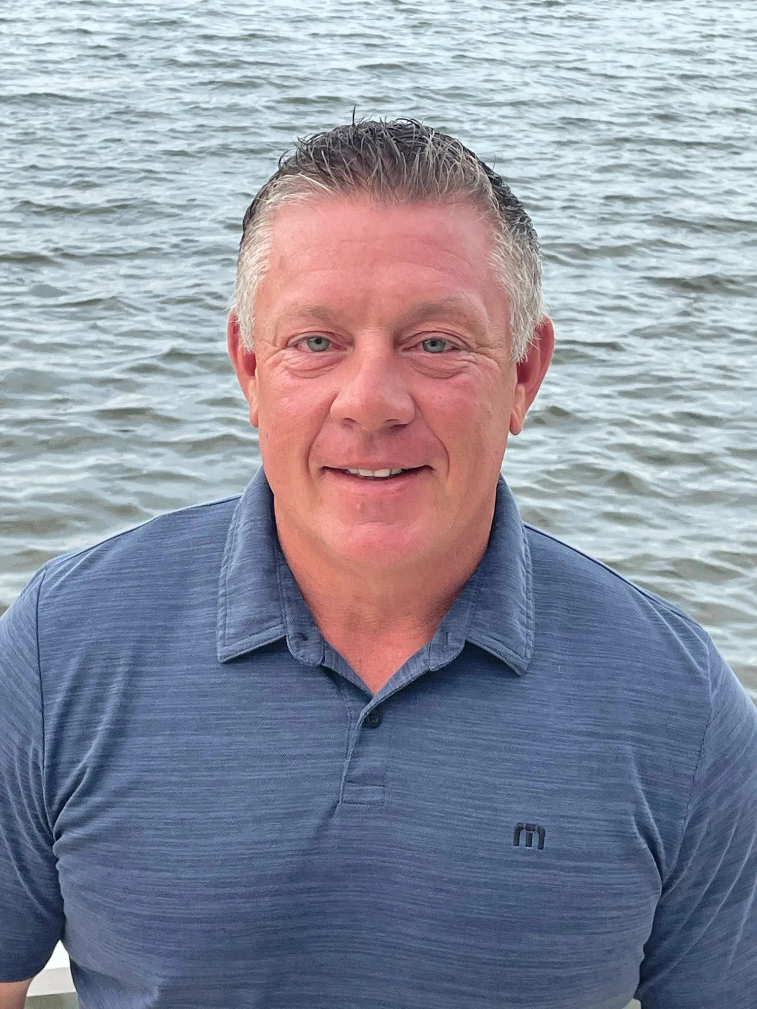 Tony A., Managing Partner at Florida Marine Builders, photographed on the waterfront